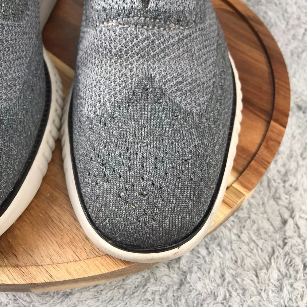 Cole Haan 2.Zerogrand Stitchlite Oxford Mens‎ 11M Gray Knit Derby Dress Sneaker